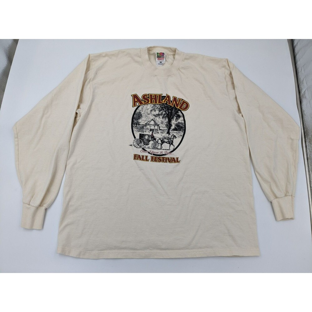 Vintage‎ Ashland Missouri Fall Festival Men's Size XL Long Sleeve T-Shirt Buggy